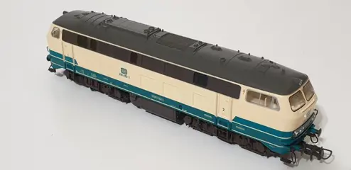 Fleischmann H0 - 4933 - Diesellocomotief - BR 218, 'Poetsloc' - DB