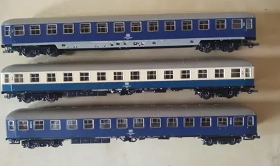 Roco H0 - 64029 - Passagiersrijtuigen set - Set van drie couchette rijtuigen - DB