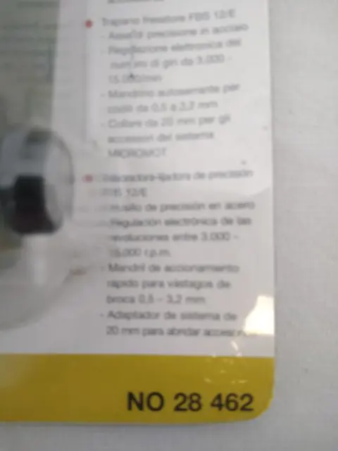 Proxxon H0 - 28462 - Toebehoren - Fijnboorslijper met opzetstukken