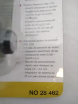 Proxxon H0 - 28462 - Toebehoren - Fijnboorslijper met opzetstukken