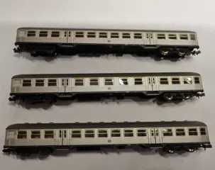 Piko N - 40641-2 / 40640-2 - Passagiersrijtuig - 3 "zilverlingen" - DB