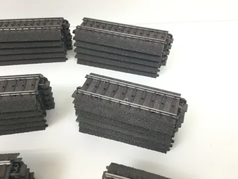 Märklin H0 - 24064/077/094/107/115/207/208/215/977 - Rails - 5 passtukjes C-Rails, recht en R1/R2 en 4 stootblokken