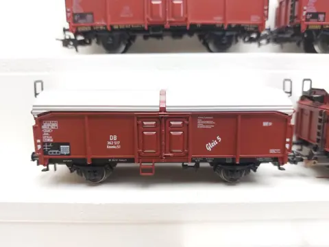 Märklin H0 - 4619 - Goederenwagon - 5x schuifdakwagens Kmmks - DB