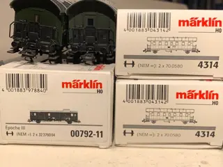 Märklin H0 - 4314/00792-11 - Passagiersrijtuig - 4-delige Donderbussen set met bagagewagen - DB