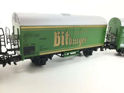 Märklin H0 - 4421 - Goederenwagon - 10 "Bitburger" Koelwagens - DB