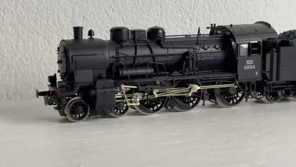 Fleischmann H0 - 4161 - Stoomlocomotief met tender - BR 38 als Nederlandse Loc 3854 - NS
