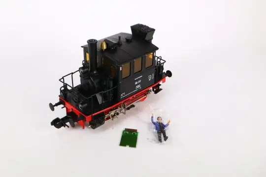 Märklin 1 - 54504 - Stoomlocomotief - Glaskast Loc 98 311 - DB