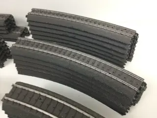 Märklin H0 - 24130/224/230 - Rails - 76x C-Rails bochten R1 en R2