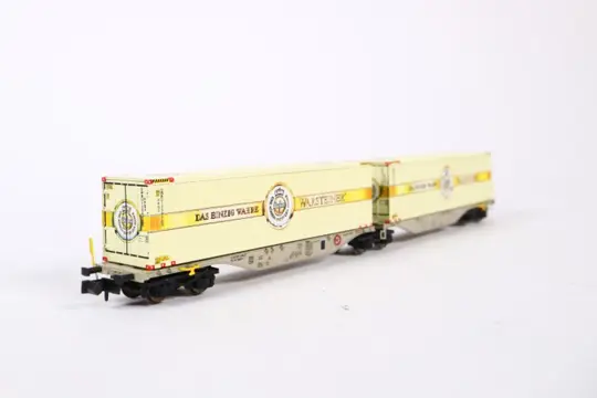 Rocky-Rail N - RR60127 - Goederenwagon - containerwagen Sggmrs 90 ´Warsteiner´ - AAE