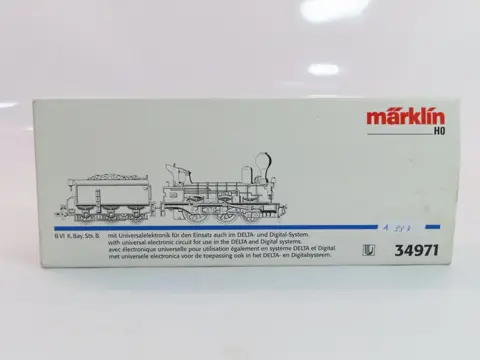 Märklin H0 - 34971 - Stoomlocomotief met tender - Serie B VI "Tölz" met turftender - K.Bay.Sts.B