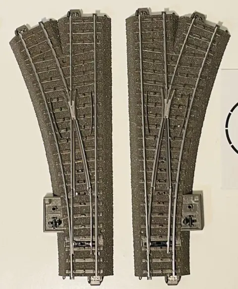 Märklin H0 - 24130/24224/24172/24188/24611/24612 - Rails - C Rails en wissels, compleet rail ovaal