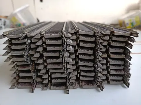 Fleischmann H0 - 6101 - Rails - 40 stuks 200 mm profirail recht