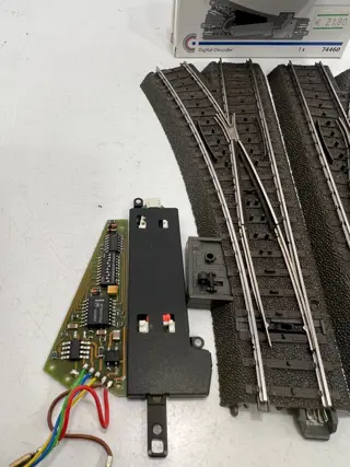 Märklin H0 - 24611/24612/74460/74490 - Rails - 2 digitale C rails wissels
