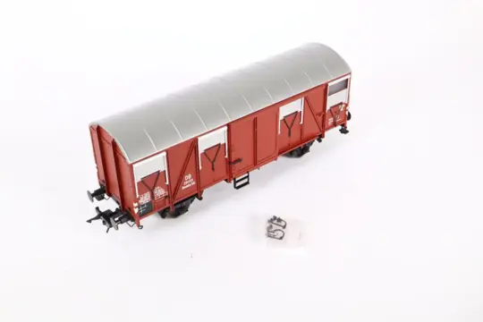 Lenz 0 - 42242-01 - Goederenwagon - Gesloten goederenwagen 'Gmmhs 56 - 291 011' - DB