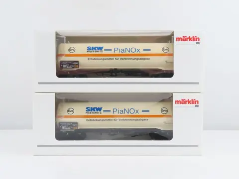 Märklin H0 - 48484 - Goederenwagon - 2x 4-assige ketelwagens met opdruk "EVA PiaNox" - DB