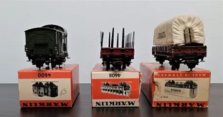 Märklin H0 - 4608/4600/ 313/3 - Goederenwagon - 3x - DB