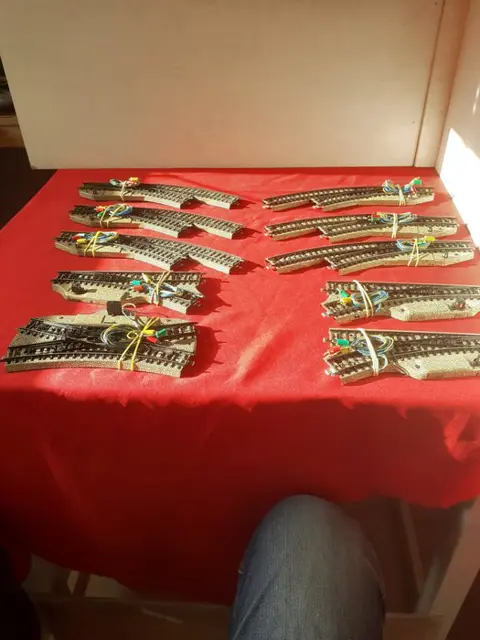 Märklin H0 - 5100/5200 serie - Rails - Elektrische wissels, kruiswissel M-rail