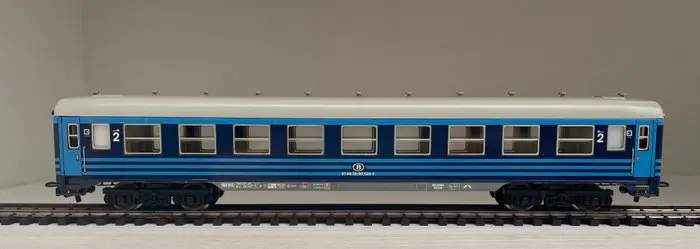 Märklin H0 - 4116/4118/4119 - Passagiersrijtuig - 3 D Trein- Rijtuigen - SNCB NMBS