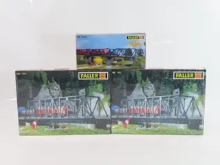 Faller H0 - 560/1230 - Landschap - 3 Bouwdozen van bruggen, Geseald