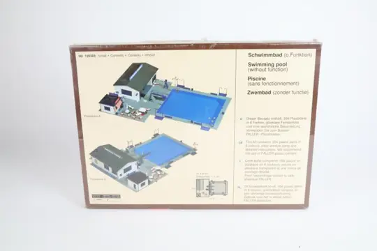 Faller H0 - 190282/195383 - Landschap - Zwembad en speelplaats, ongeopend