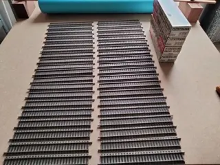 Fleischmann H0 - 6101 - Rails - 40 Rechte rails