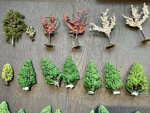 Faller H0 - Landschap - Bomen, struiken, strooimateriaal