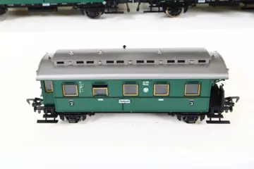 Fleischmann H0 - 5050/5065/5066/5067/5069 - Passagiersrijtuig - Zeven personenrijtuigen - DB, DRG