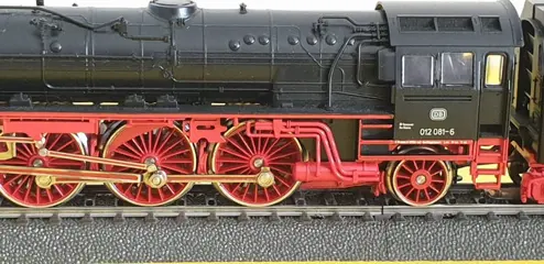 Märklin H0 - 3310 - Stoomlocomotief met tender - BR 012 081-6 met kleine windleiplaten - DB