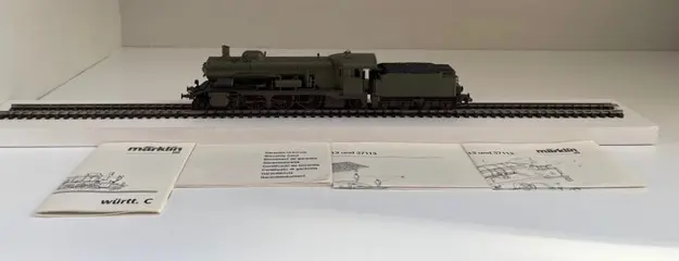 Märklin H0 - 37114 - Stoomlocomotief met tender - BR C "Die alten Wurttemberger", Gealtert - K.W.St.E.