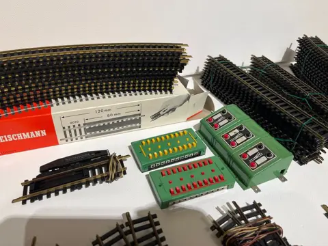 Fleischmann H0 - Rails - 63 Model rails