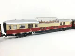 Märklin H0 - 4095/4096/4097/4098/4099 - Passagiersrijtuig - 5 TEE passagiers rijtuigen (1x met Led sluitlichten) - DB