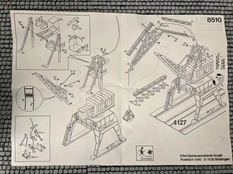 Kibri H0 - 8510 - Landschap - 2 Havenkranen
