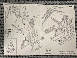 Kibri H0 - 8510 - Landschap - 2 Havenkranen