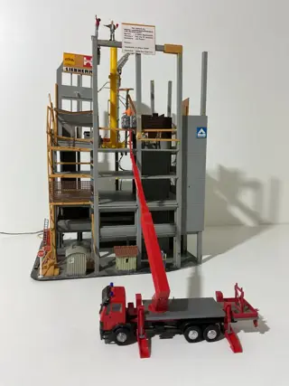 Faller, Herpa, Kibri, Vollmer H0 - Landschap - industrieterrein met winkels