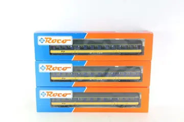 Roco H0 - 44287 - Passagiersrijtuig - 3 Plan-W rijtuigen - NS