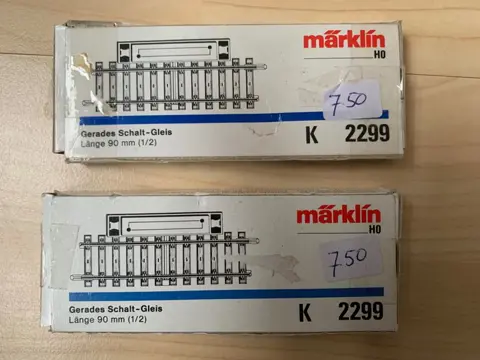 Märklin H0 - 2229/2299/2239 - Rails - K schakelrails