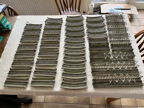 Märklin H0 - 7061/7062/6364/65/66/67/68 - Toebehoren - Bruggen en brugdelen