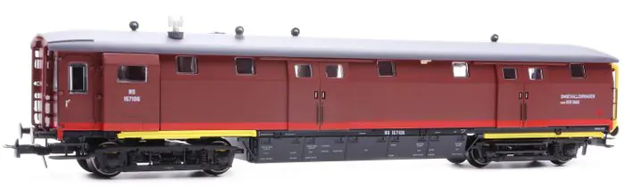 Artitec H0 - 20.249.01 - Wagon - 4-deurs Stalen D Ongevallenwagen; Hersporingswagen - NS