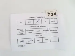 Faller, Vollmer N - 2116 - Landschap - Partij Spoorbaan gebouwen, waaronder 3 Stations