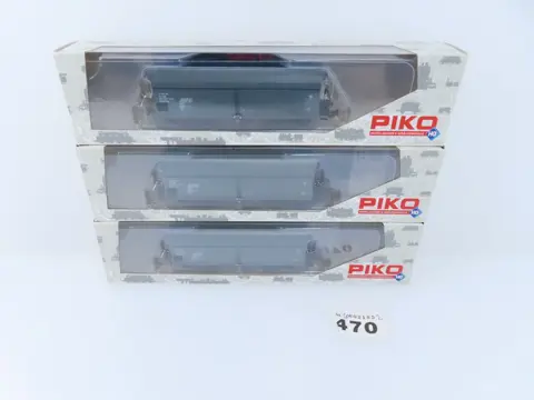 Piko H0 - 54846 - Goederenwagon - 3x 4-assige onder/zelflossers - CSD