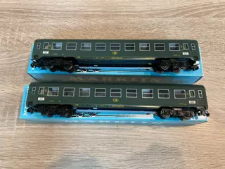 Märklin H0 - 00796-06 - Passagiersrijtuig - 2 Rijtuigen - SNCB NMBS