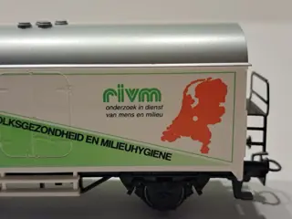 Märklin H0 - 4415 - Goederenwagon - Koelwagon "rivm in dienst van mens en milieu" met certificaat en handtekening directeur RIVM - NS
