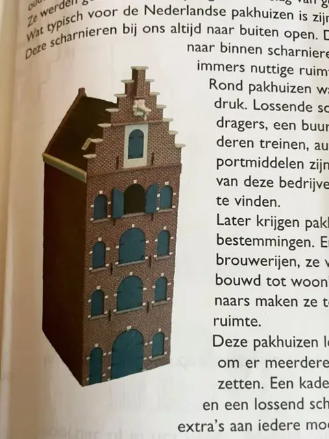 Kibri, Holland Scale H0 - Landschap - 5 Nederlandse huizen, waarvan 1 ongebouwd pakhuis