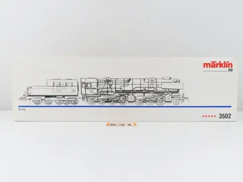 Märklin H0 - 3502 - Stoomlocomotief met tender - BR 53 "Borsig" - DB