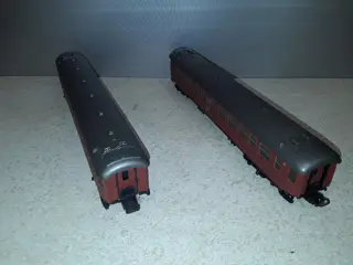 Märklin H0 - 4072/4073 - Passagiersrijtuig - 2 passagierswagon en 2 buffetrijtuig - SJ