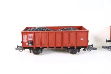 Roco H0 - 46043/4311A/4698 - Goederenwagon - Zes goederenwagens voorzien van ladingen - DB