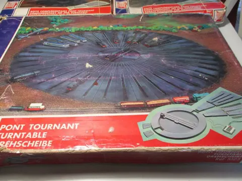 Jouef H0 - 1023/1024 - Toebehoren - Elec. draaischijf met uitbreiding