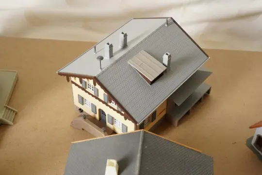 Brawa, Faller, Kibri, Pola, Vollmer H0 - Landschap - bergdorps huisjes