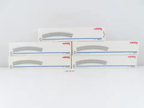Märklin H0 - 24330 - Rails - 30-delig railkavel met gebogen railstukken, C-rail