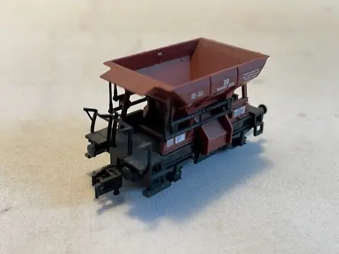 Fleischmann N - 8227/8228 - Goederenwagon - Vier 2-assige ballastwagens type Talbot, tijdperk II / III - (8477) - DB